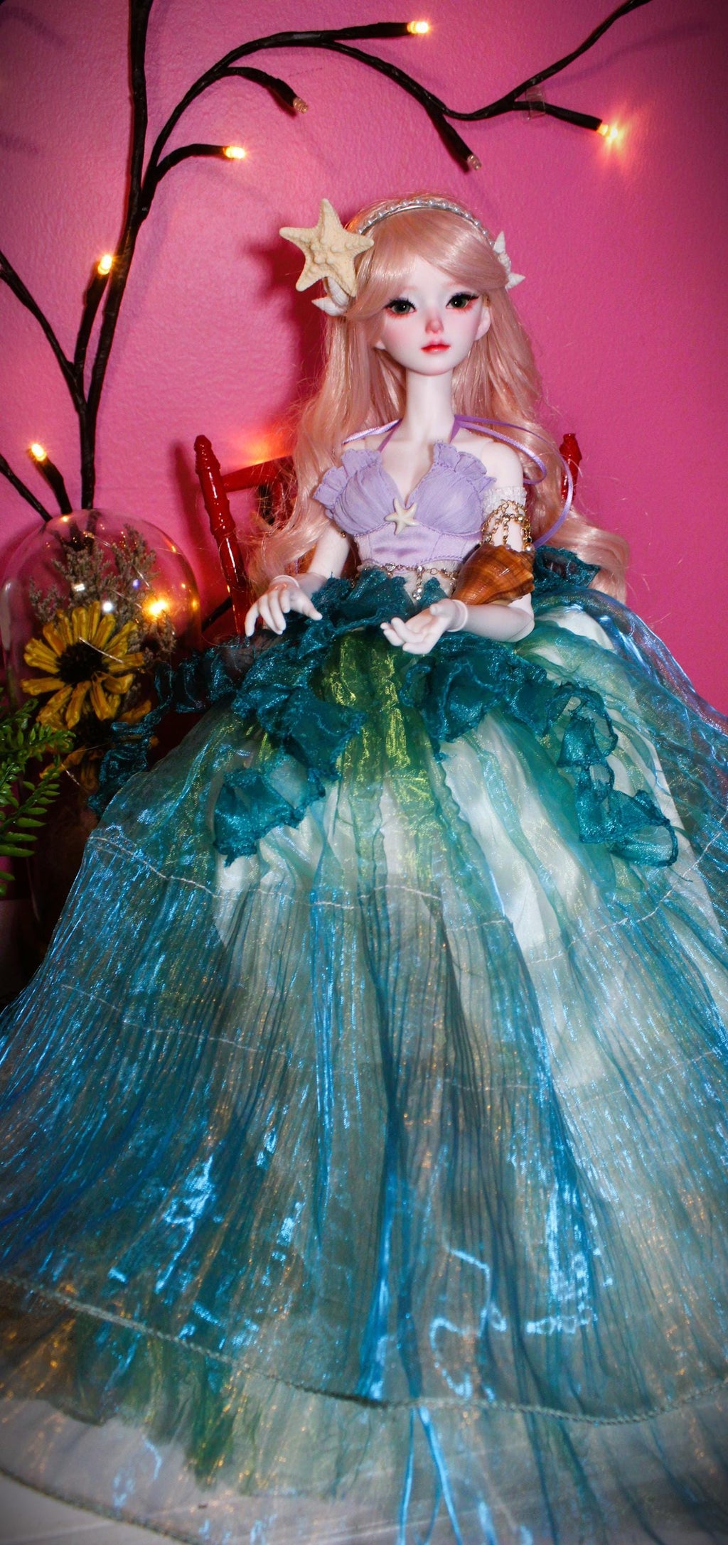 Haunted BJD Doll Atty Water Spirit  - Ocean Connection, Water, Tides, Calming, Cleansing, Transformative, Renewal - LunasINN