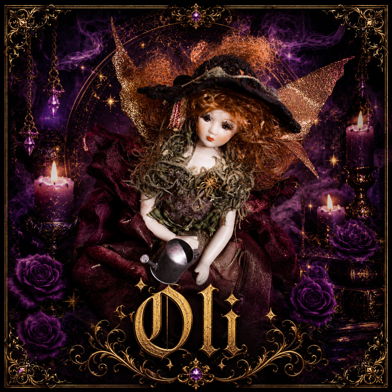 OOAK DOLL Oli Forrest Fae Haunted - Forest, Grounding Energy, Energetic Balance, Healing, Intuitive spiritual guides inner peace - LunasINN