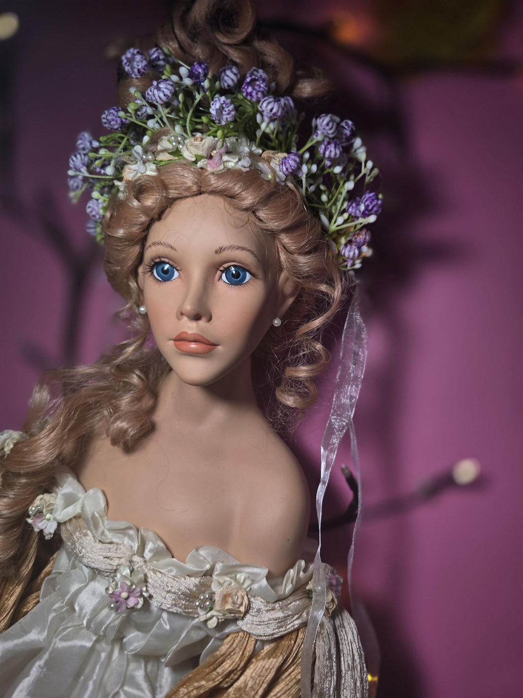 Estell Pleiadian Starseed Haunted Doll - Third Eye Activation, Geometry, Spiritual Awakening, Higher Consciousness Frequency - LunasINN