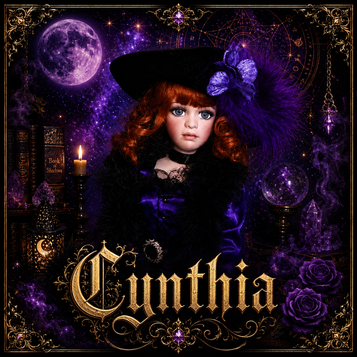 Haunted Doll Cynthia Cosmic Witch - Astrology, spirit guide, Lunar Connections, Spells - LunasINN