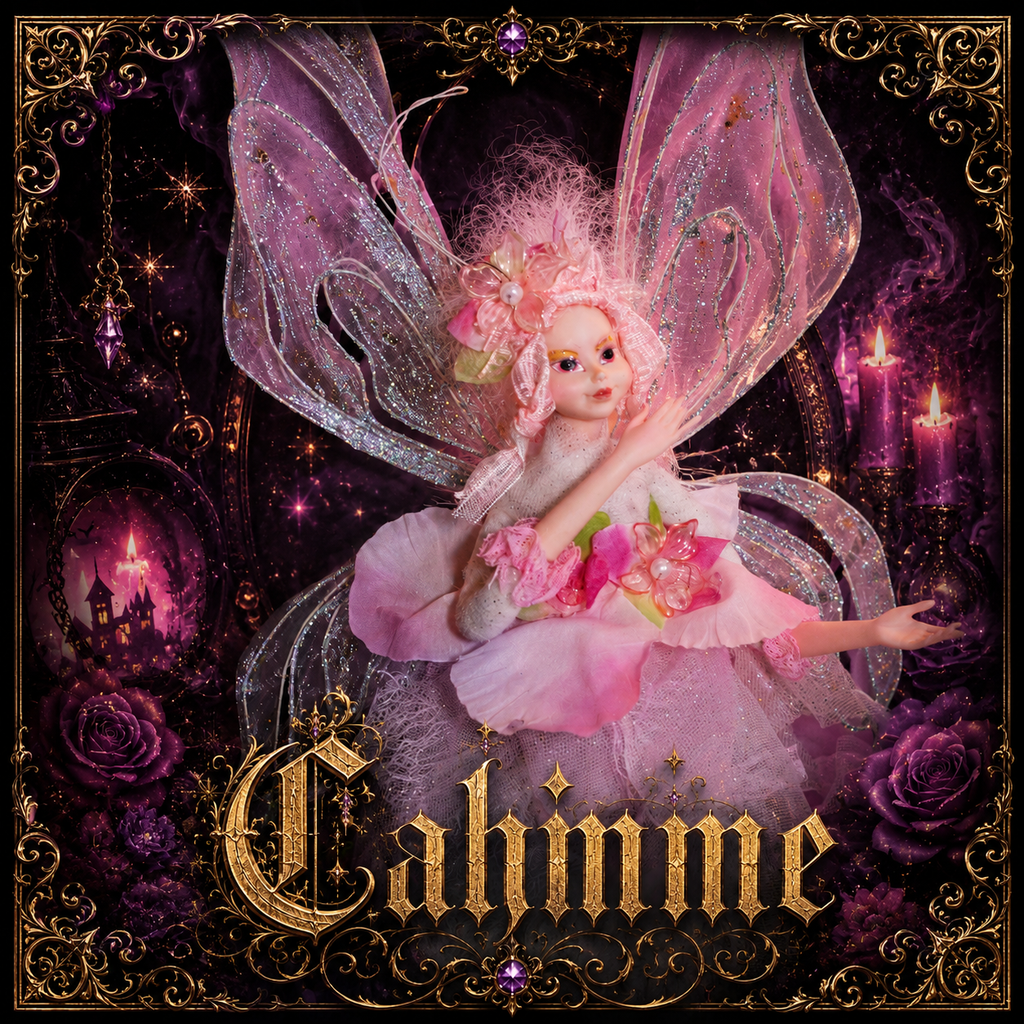Cahmme Flower Fae Haunted Doll - Spiritual, Nature, Healing, Flower Magick, Growth, Transformation, Enchantment, Glamour Magick - LunasINN