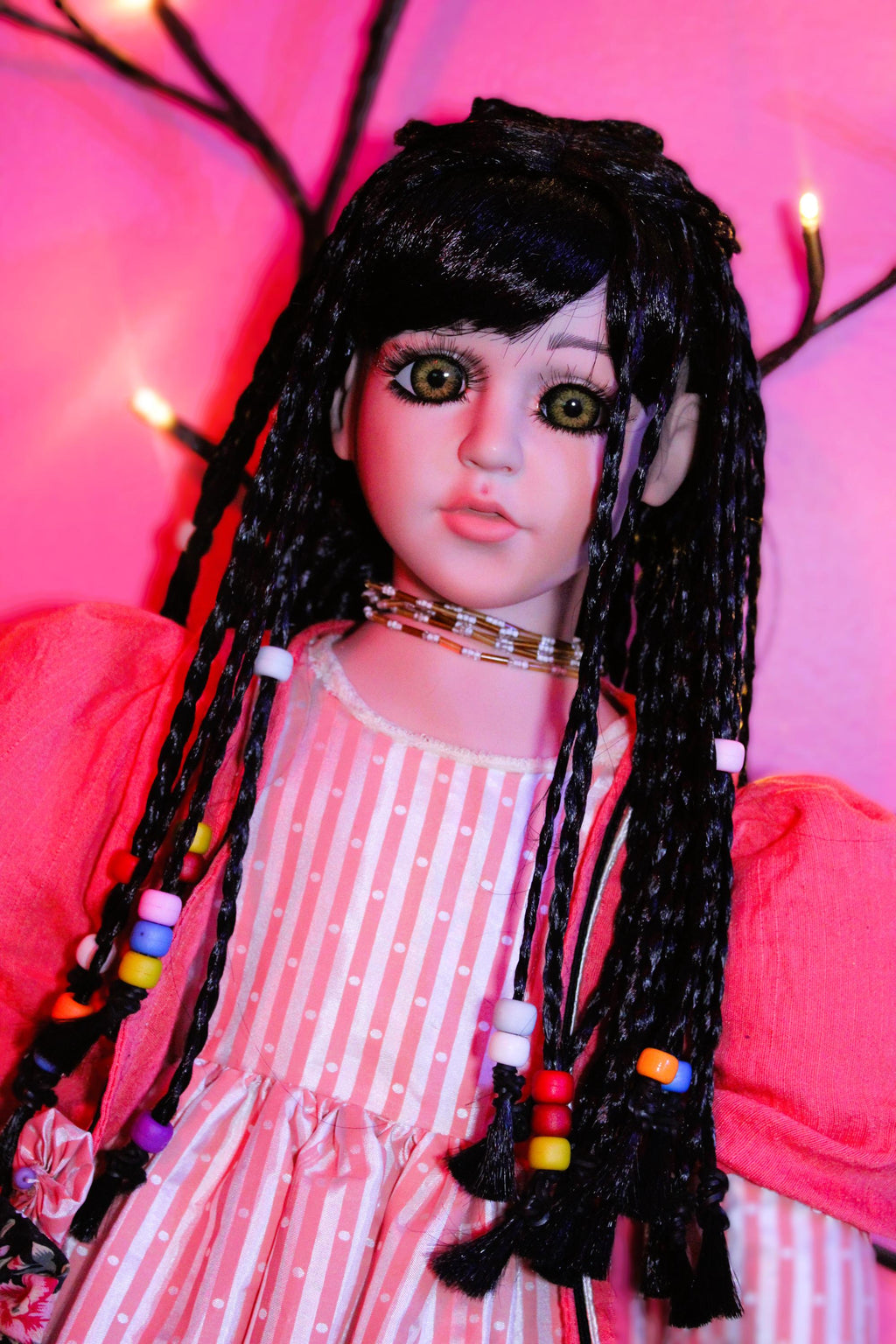 Vaelune Lycan Spirit Haunted Doll - protective, lunar attunement, guidance, guardian, intuition, awareness, boundaries - LunasINN