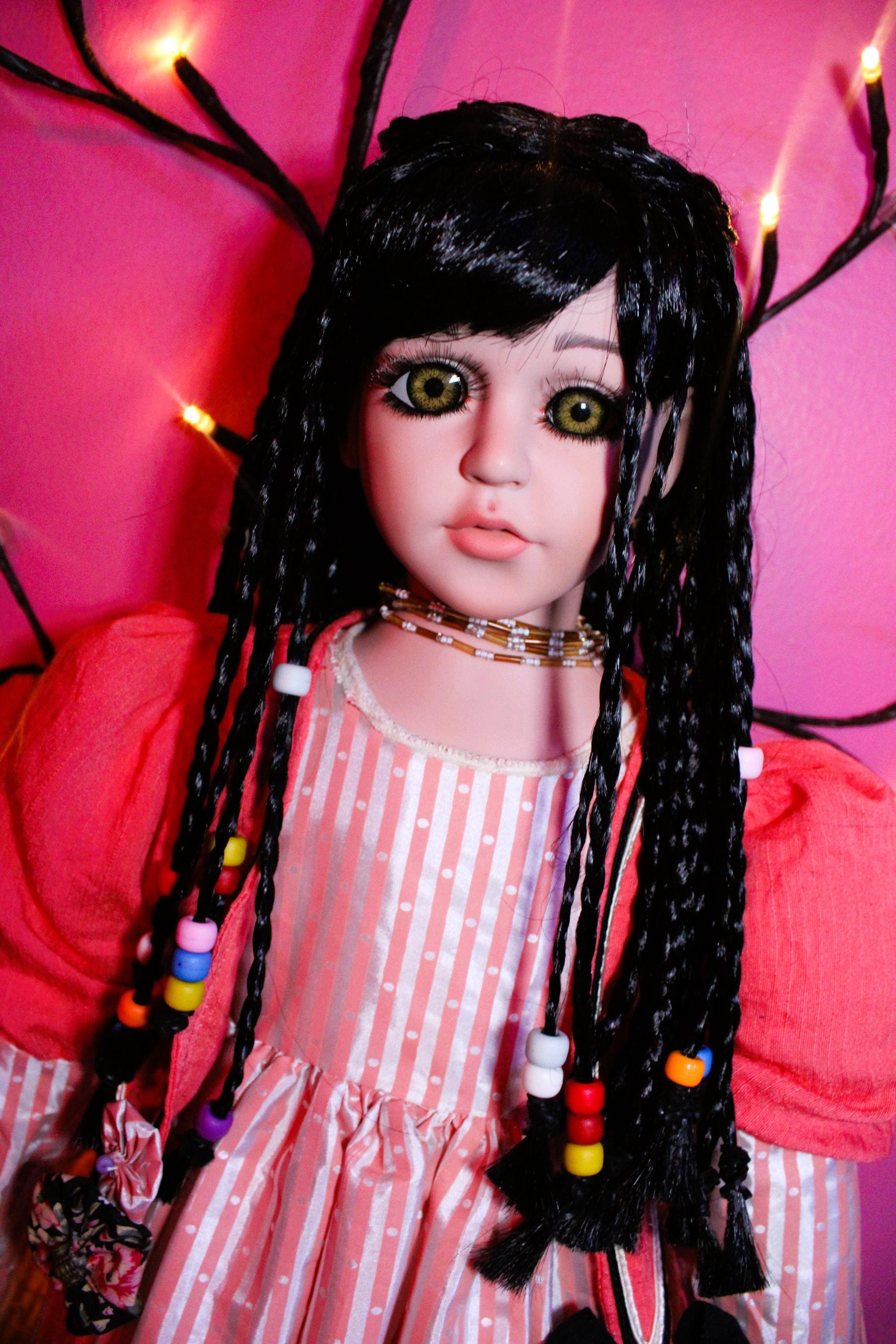 Vaelune Lycan Spirit Haunted Doll - protective, lunar attunement, guidance, guardian, intuition, awareness, boundaries - LunasINN