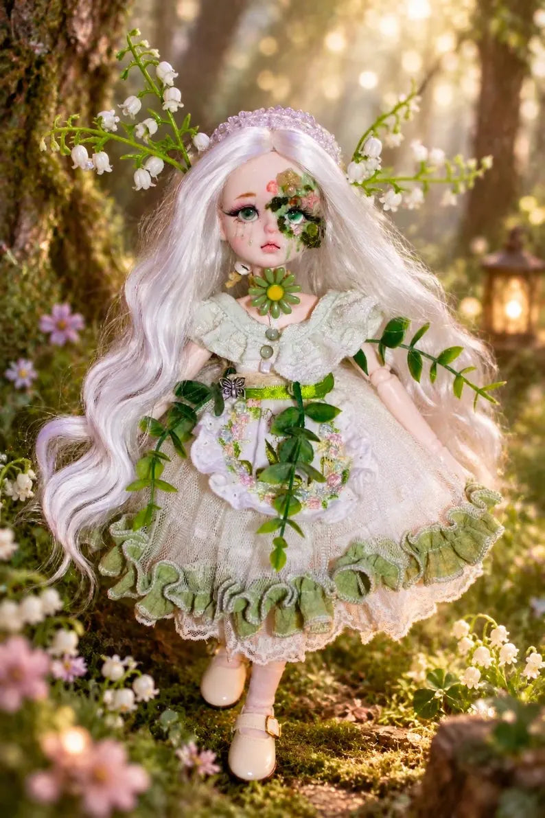 Haunted Doll - Fawn Forest Fae - Gentle, Earthy, Enchanting, Playful, Protective & Deeply Connected to Nature - LunasINN